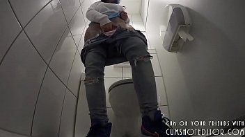 Preview 2 of Stiil Vagina - Young College Brunette Playing Around In The Toilet