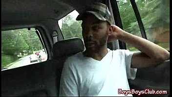 Preview 1 of Grandma Big Tit Sleep - White sexy teen boy fucked by gay black dude 23