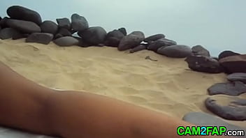 Preview 4 of Lesbian Seduces Girl - Ass Free Amateur Beach Porn Video