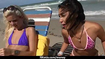 Preview 3 of Treesome Creampi - Amateu Teens Love Money 15