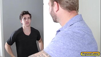 Preview 1 of Small Girl Finger Creamy Pussy - Will sits down on Colbys big hard dick