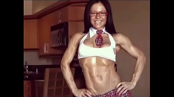 Preview 3 of Mom And Son Bowjob - Cute Girl Showing Off Toned Body