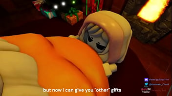 Preview 2 of Nude Seminar - &iexcl_Ser FOLLADA por una polla ENORME en ROBLOX otra vez! En navidad