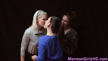 Preview 1 of Aleta Ocin - Threeway mormon lez taste