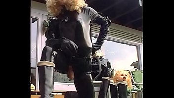 Preview 4 of Ladies Vs Monkey - Roxina2004RubberCockSlutOut280404.WMV