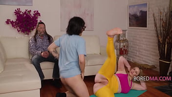 Preview 4 of Mrs Kc - Life Coach Soothes MILFS Mind While Stepson Explores Body