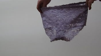 Preview 1 of Catch Mom Sleeping Son - Trying on new panties,  probandome bragas nuevas
