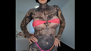 Preview 1 of German Granny Chubby - Sheer Micro Bikini Try on Haul