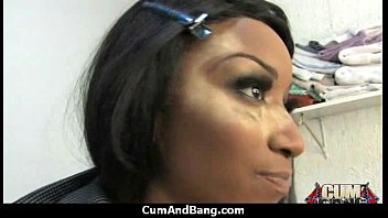 Preview 1 of Sauna Caresse Timide - horny ebony bukkake gangbang 22