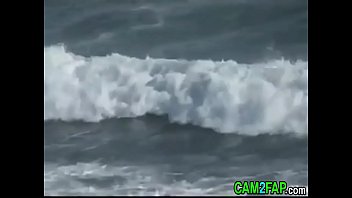 Preview 1 of Chota Couples Sex - Awesome Blonde Naked the Beach