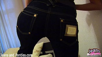 Preview 1 of Sun A Glaas - Watch shake my 18yo ass in skinny jeans