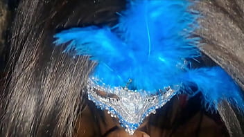 Preview 2 of Indian Fuk Vadio - Masked ebony gave a blowjob and I cum in her mouth