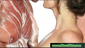 Preview 4 of Fat Latina Sucks 14 Inch Cock - Sexy Nuru Massage With Happy Ending 07