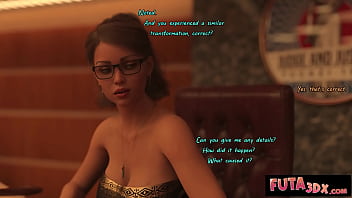 Preview 2 of Mom And Small Dick Son Fuck - Futa3dX - Courthouse Futa Drama Turns To Hot AF JUICY Threesome