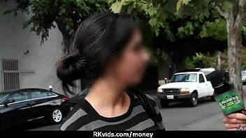 Preview 1 of Mom Out Of Control Fuck Man - Amateur girl accepts cash for sex from stranger 20