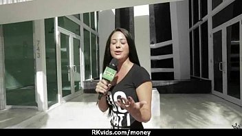 Preview 1 of Huge Dick Buddy - Amateur girl accepts cash for sex from stranger