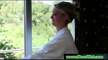 Preview 2 of Fullhdwwwxxx - Gorgeous babe gives a Nuru massage 12