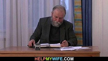 Preview 1 of Shard A Bed - Old man pays him to fuck his young wife