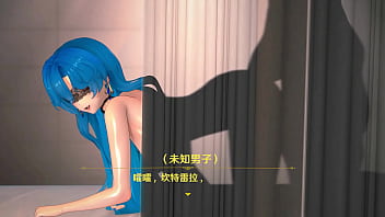 Preview 4 of Mom Denk - Wuthering Waves Cantarella Hentai Doggystyle Sex Ntr Big Boobs Mmd 3D Blue Hair (CLIP)
