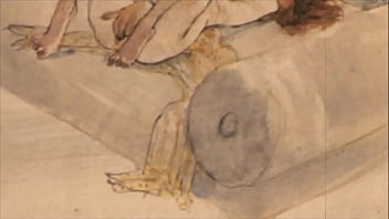 Preview 3 of Red Porn Videos - vintage erotic drawings