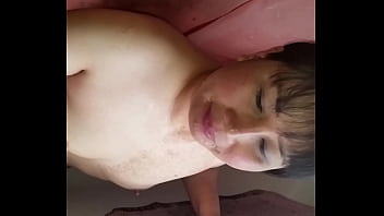 Preview 3 of Real Life Lesbian Sis - Thai Sonya gets pissed on tits and face