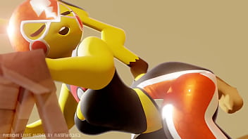 Preview 2 of The Jar - Pikachu Libre Getting Fucked Doggystyle (Multiple Angles) | 3D Hentai Animation