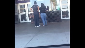 Preview 2 of Silk Hair - Candid Blue Jean Ass