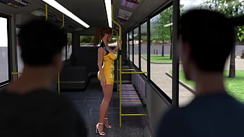 Preview 2 of Sunny Leon Jizzboom - Laura Lustful Secrets,  on the bus