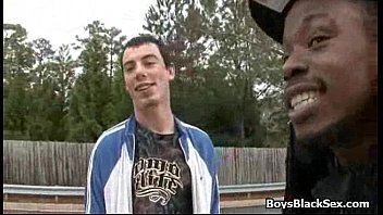 Preview 3 of Junglee Sex - White Sexy Boy Fucked By Black Gay Muscular Dude 04