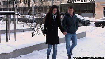 Preview 1 of Hd Bangali Boudir Xxx Movi - Casual Teen Sex - Winter warmup sex Katty West teen porn