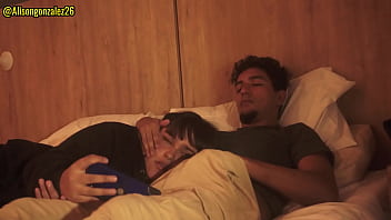 Preview 3 of Cheeni Xxx Videos - Mirando una pelicula con mi hermanastro y sin querer me trague su pene(Casi nos descubren) ALISONGONZALEZ26 X FANTASIAHARDCORESEX