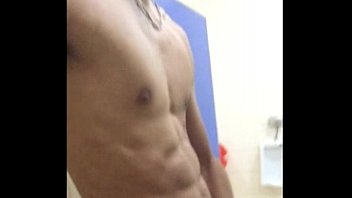 Preview 2 of Angel Dark And Liliane Tiger - Chinese gay public masturbate.MP4