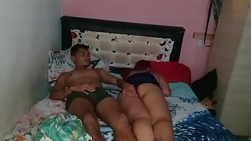Preview 2 of Horse Mom Hot Sex - Shared my bed with my step sister