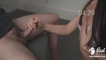 Preview 3 of Bleckxxx - Handjob from SadMiss helps her lover to cum on her face - Asian porn!