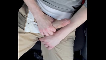 Preview 1 of 49 Rouen - Buddy strokes my cock in his truck