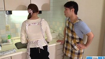 Preview 1 of Porno Ustadzah - Wife Rina Koda gets busy with three hungry cocks