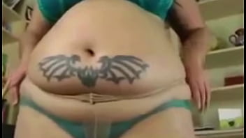 Preview 3 of Small Push Hole - bbw belly massage.mp4