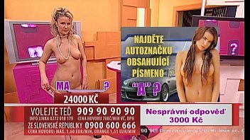 Preview 2 of Saskia Spank - Telemedia11 110321 Sexy Vyhra QuizShow clip0