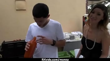 Preview 2 of Cinco Da - Tight teen fucks a man in front of the camera for cash 17