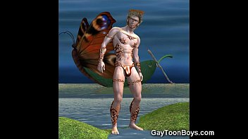 Preview 4 of Yvette Femdom - 3D Muscular Boys Fuck Straight Males!