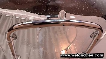 Preview 2 of Thor Fist - Teen playing with her warm fresh piss