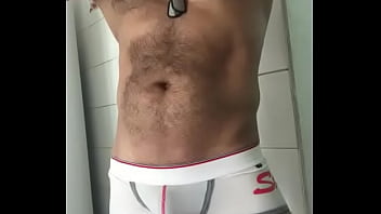 Preview 3 of Latina Squirting Riding Dick - pauzao do porteiro na cueca quase transparente