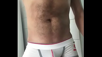 Preview 4 of Latina Squirting Riding Dick - pauzao do porteiro na cueca quase transparente
