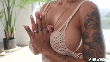 Preview 1 of 10 Yea Indian Girl Fucking - MILFY Fit Yoga MILF Medusa Rides Young Stud&#039_s Cock All Day