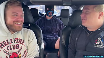 Preview 1 of Facebook Sex Porwn - Matt And Ryder Found A Robber In The Car And Licked His Feet