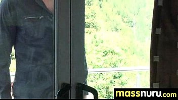 Preview 1 of Dani Danniels Hatr - Naughty chick gives an amazing Japanese massage 2