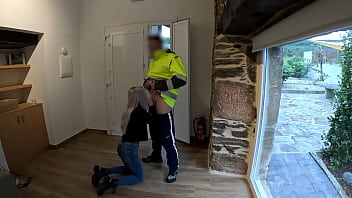 Preview 2 of Shama Vendeta - The delivery man comes home and I give him a surprise blowjob