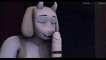 Preview 4 of Small Panties On Small Girls - Toriel le chupa la pija a Asriel