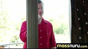 Preview 1 of Dad Xxx Samal - Babe Fires Nuru Massage 7