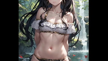 Preview 1 of Japanese Wife Rape Xxx - (3D ANIMATED AI GENERATED) Unexpected sex on the beach (with pussy masturbation ASMR sound! Ai porn)